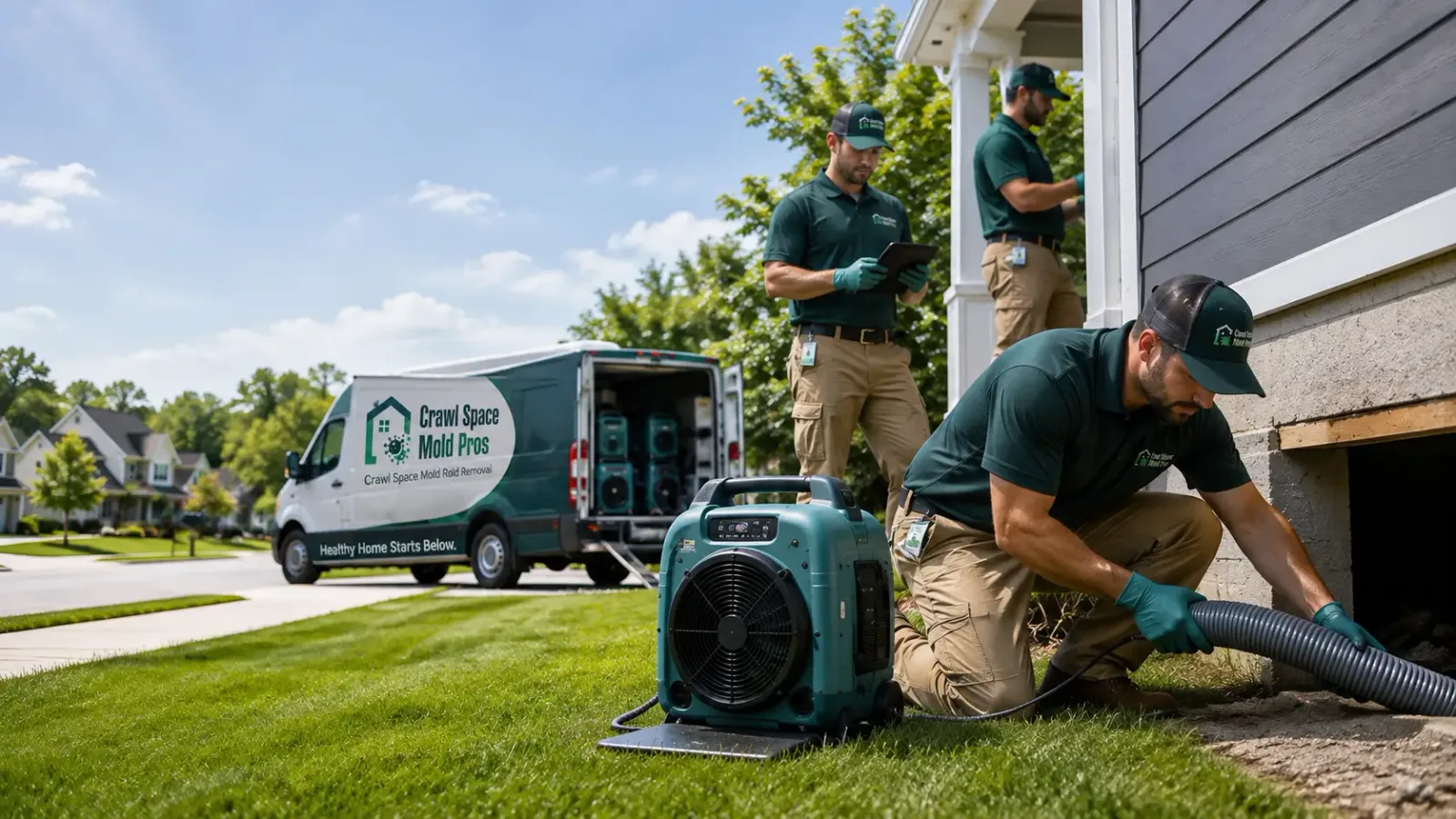 Crawl Space Mold Removal in Knightdale, NC